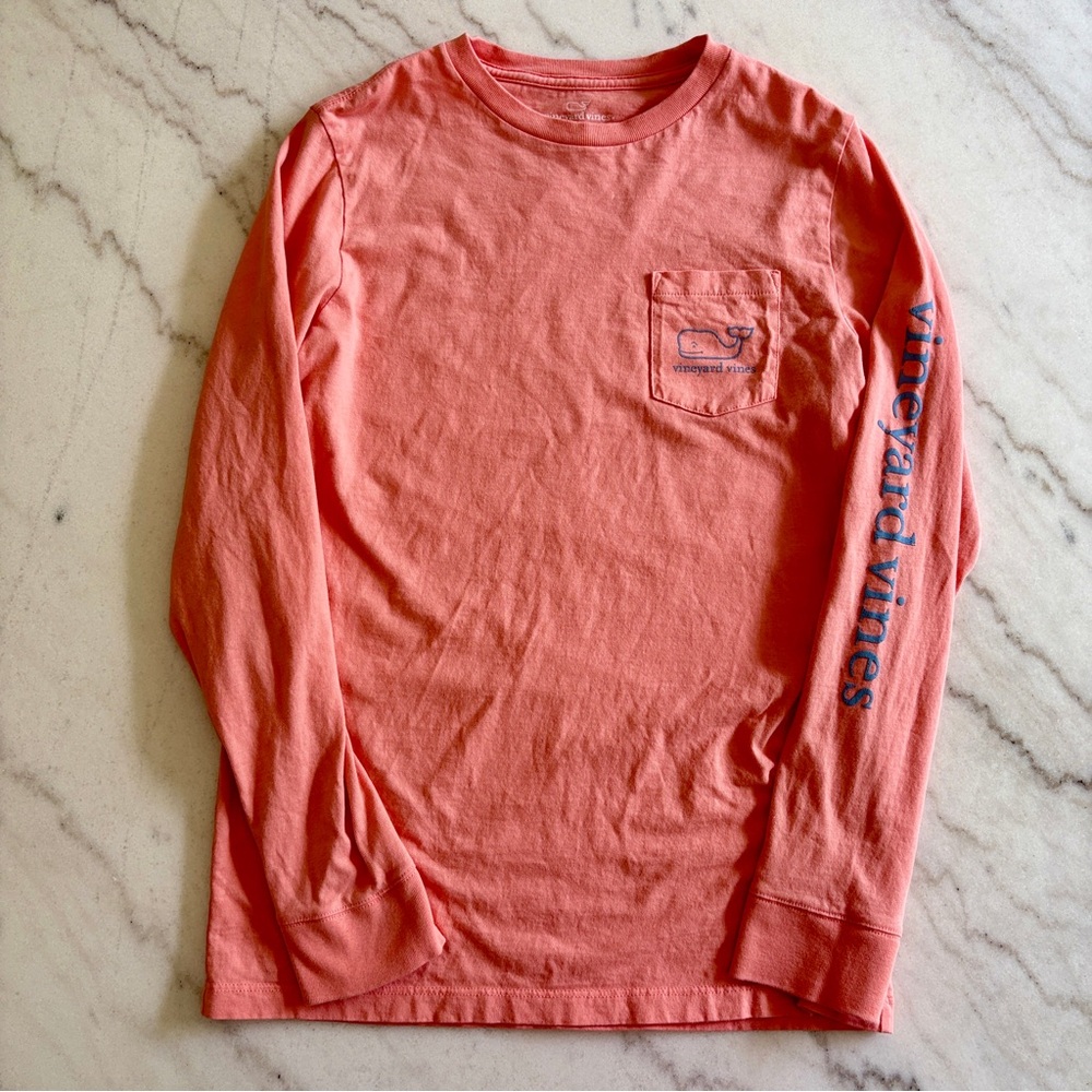 Vineyard Vines Pink Crew Neck Tee